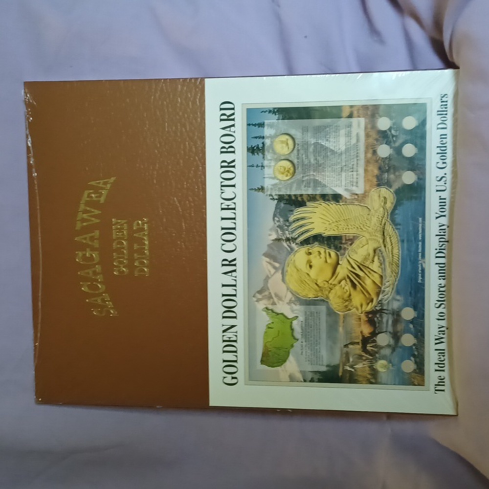 NWT SACAGAWEA GOLDEN DOLLARE COLLECTOR BOARD